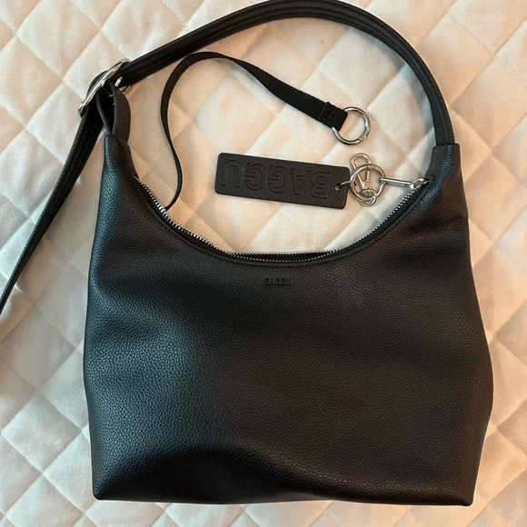 Baggu Mini Recycled Leather Shoulder Bag - Picture 4 of 7